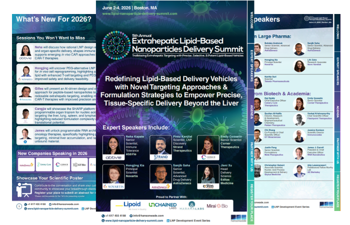 5th Extrahepatic Lipid-Based Nanoparticles Delivery Summit